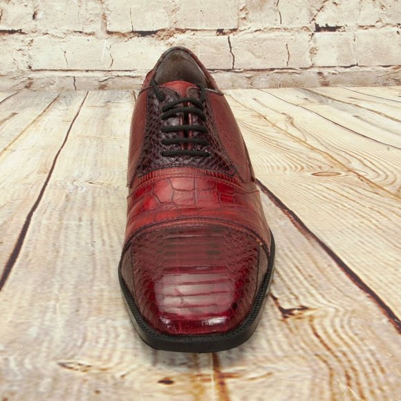 Stacy Adams Formal Snake Skin Dress Oxfords Shoes